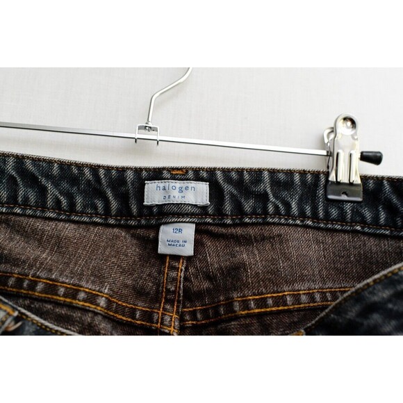 Halogen Blue Gray Denim Jeans 12R boot cut - Picture 2 of 7